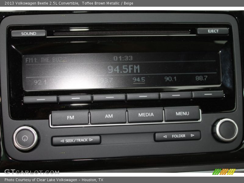 Toffee Brown Metallic / Beige 2013 Volkswagen Beetle 2.5L Convertible