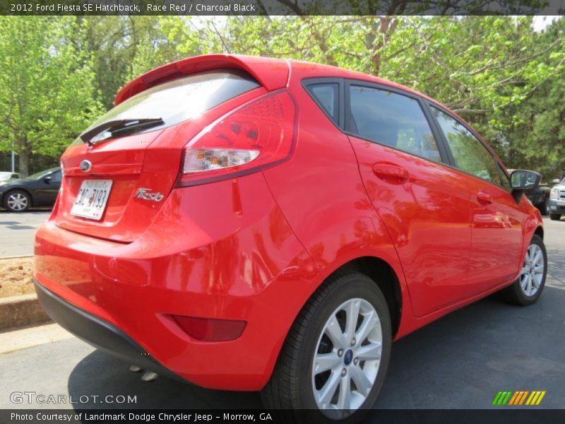 Race Red / Charcoal Black 2012 Ford Fiesta SE Hatchback