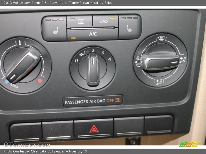 Toffee Brown Metallic / Beige 2013 Volkswagen Beetle 2.5L Convertible