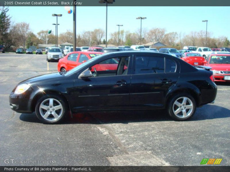 Black / Gray 2005 Chevrolet Cobalt LS Sedan