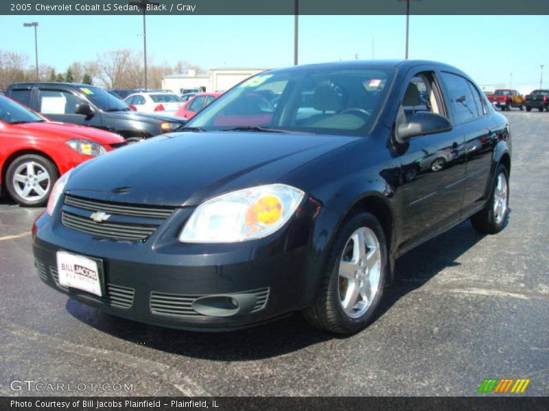 Black / Gray 2005 Chevrolet Cobalt LS Sedan