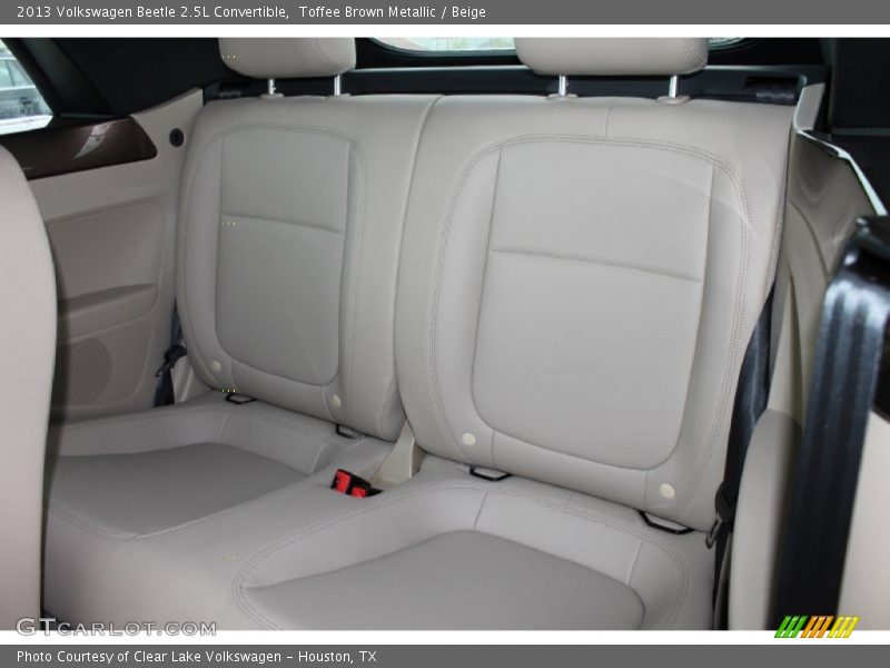 Toffee Brown Metallic / Beige 2013 Volkswagen Beetle 2.5L Convertible