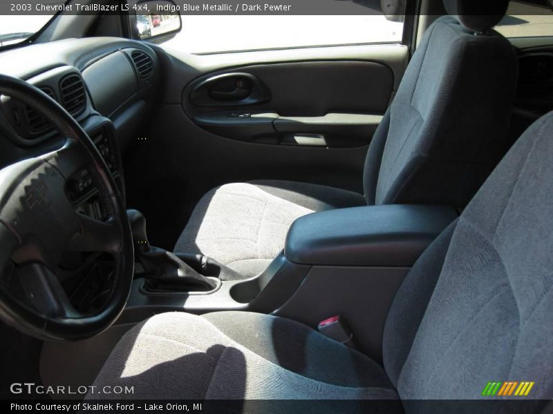 Indigo Blue Metallic / Dark Pewter 2003 Chevrolet TrailBlazer LS 4x4