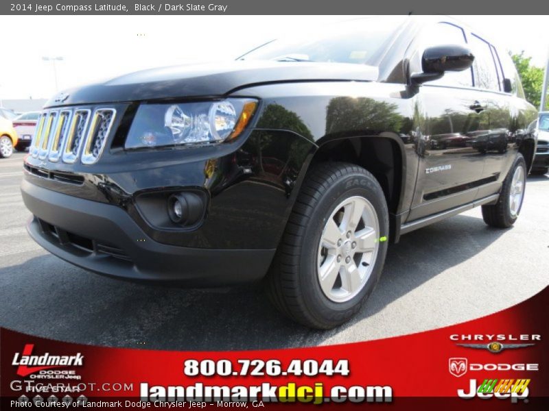 Black / Dark Slate Gray 2014 Jeep Compass Latitude