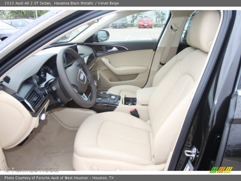 Havanna Black Metallic / Velvet Beige 2013 Audi A6 2.0T Sedan
