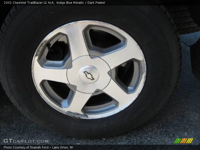Indigo Blue Metallic / Dark Pewter 2003 Chevrolet TrailBlazer LS 4x4