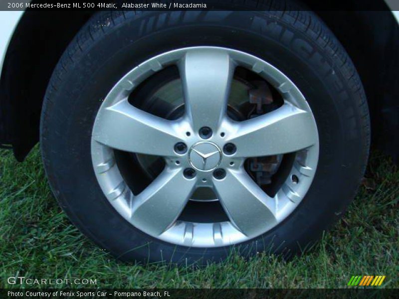 Alabaster White / Macadamia 2006 Mercedes-Benz ML 500 4Matic