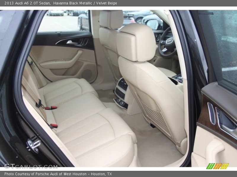 Rear Seat of 2013 A6 2.0T Sedan