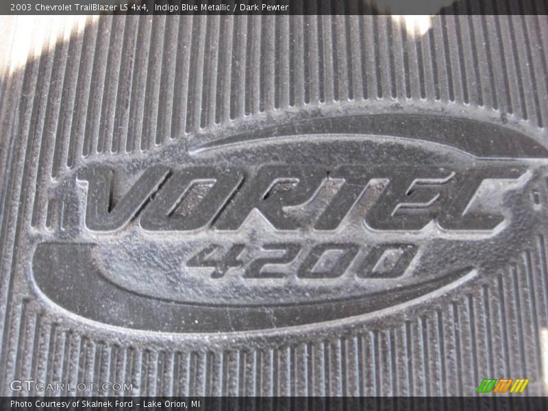 Indigo Blue Metallic / Dark Pewter 2003 Chevrolet TrailBlazer LS 4x4