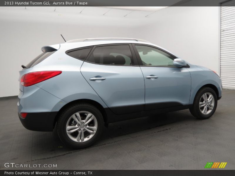 Aurora Blue / Taupe 2013 Hyundai Tucson GLS