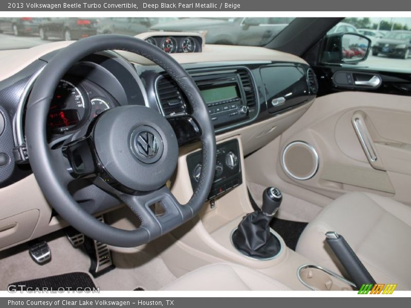 Dashboard of 2013 Beetle Turbo Convertible