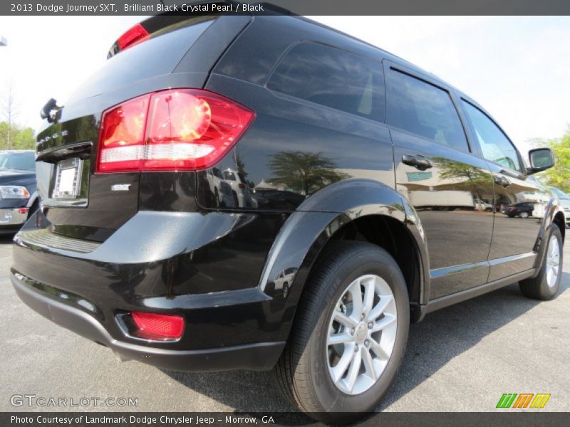 Brilliant Black Crystal Pearl / Black 2013 Dodge Journey SXT