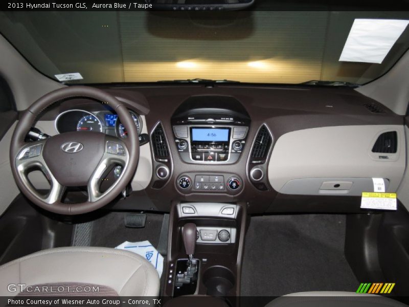 Aurora Blue / Taupe 2013 Hyundai Tucson GLS