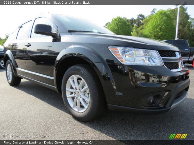 Brilliant Black Crystal Pearl / Black 2013 Dodge Journey SXT