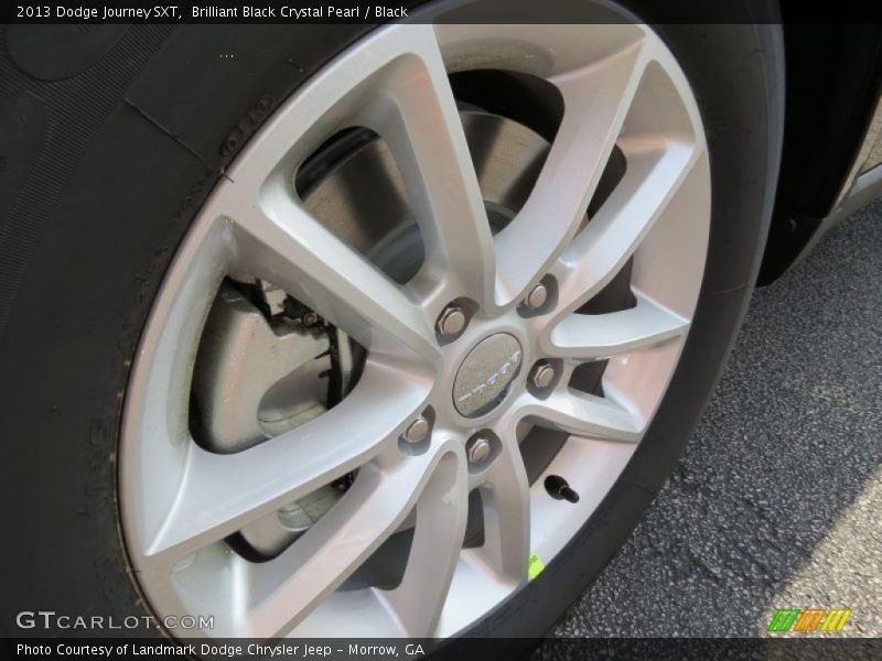 Brilliant Black Crystal Pearl / Black 2013 Dodge Journey SXT
