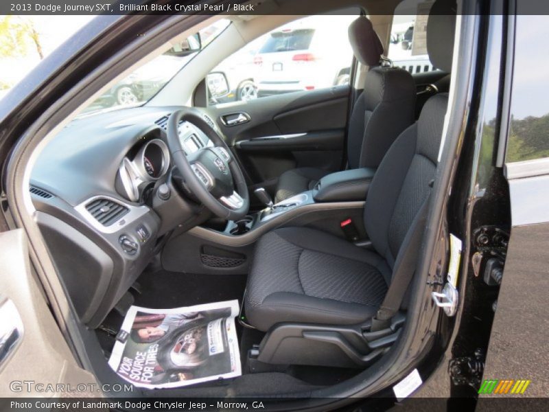 Brilliant Black Crystal Pearl / Black 2013 Dodge Journey SXT