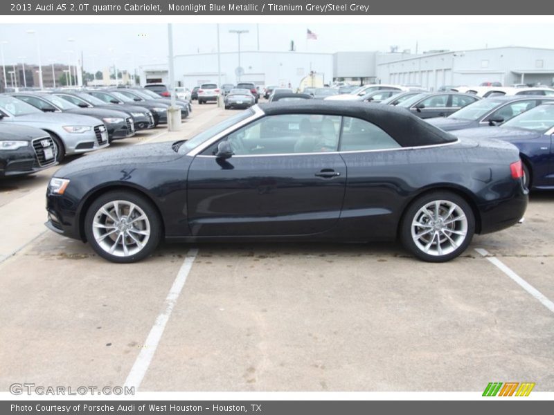  2013 A5 2.0T quattro Cabriolet Moonlight Blue Metallic