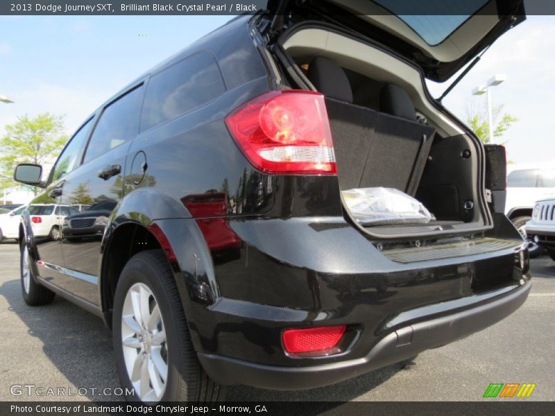Brilliant Black Crystal Pearl / Black 2013 Dodge Journey SXT