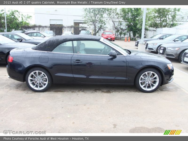  2013 A5 2.0T quattro Cabriolet Moonlight Blue Metallic