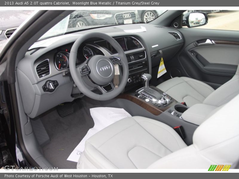  2013 A5 2.0T quattro Cabriolet Titanium Grey/Steel Grey Interior