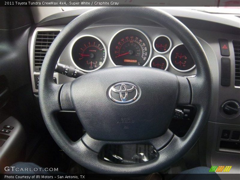 Super White / Graphite Gray 2011 Toyota Tundra CrewMax 4x4