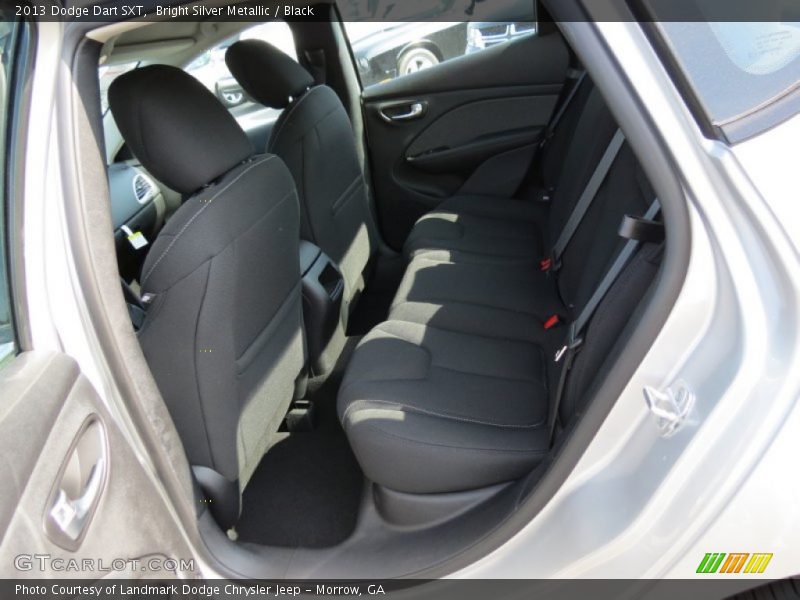 Bright Silver Metallic / Black 2013 Dodge Dart SXT