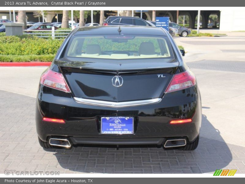 Crystal Black Pearl / Graystone 2013 Acura TL Advance