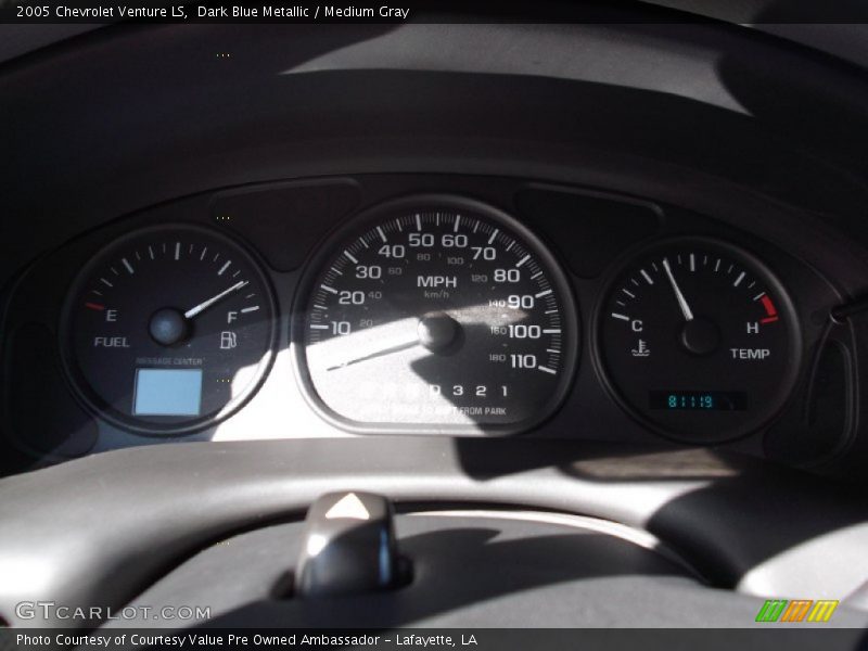 Dark Blue Metallic / Medium Gray 2005 Chevrolet Venture LS