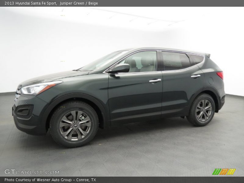Juniper Green / Beige 2013 Hyundai Santa Fe Sport