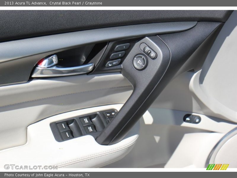 Crystal Black Pearl / Graystone 2013 Acura TL Advance