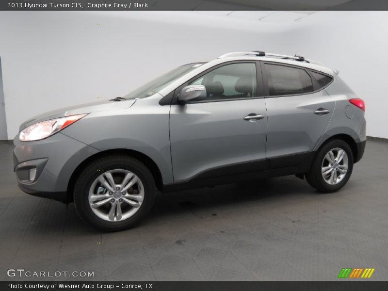 Graphite Gray / Black 2013 Hyundai Tucson GLS