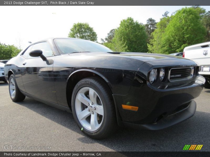 Pitch Black / Dark Slate Gray 2013 Dodge Challenger SXT