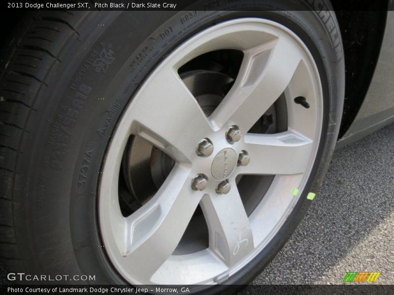 Pitch Black / Dark Slate Gray 2013 Dodge Challenger SXT