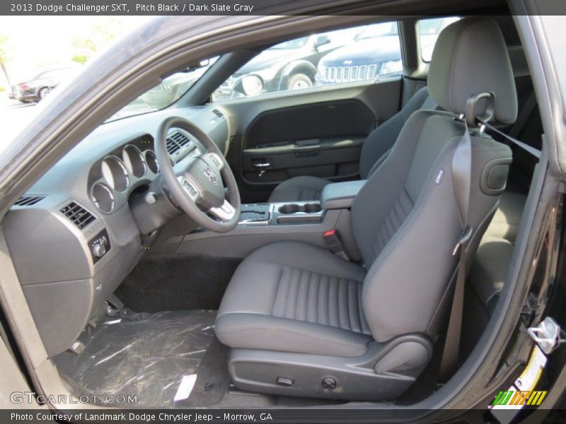 Pitch Black / Dark Slate Gray 2013 Dodge Challenger SXT