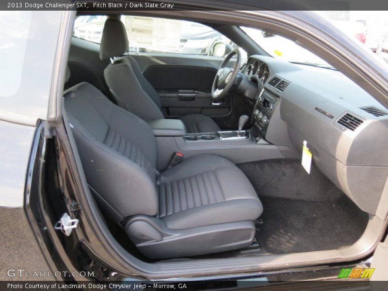 Pitch Black / Dark Slate Gray 2013 Dodge Challenger SXT