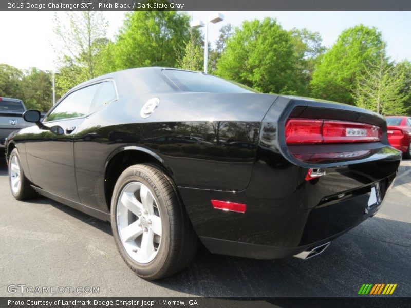 Pitch Black / Dark Slate Gray 2013 Dodge Challenger SXT
