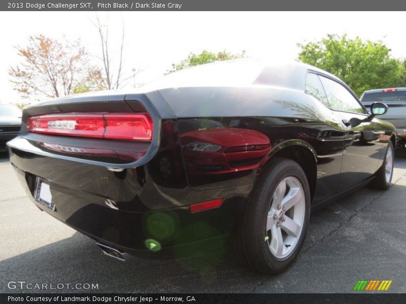 Pitch Black / Dark Slate Gray 2013 Dodge Challenger SXT
