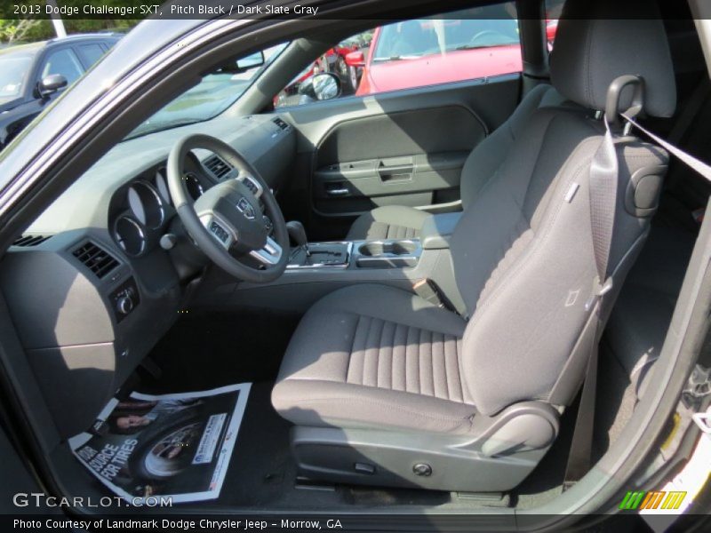 Pitch Black / Dark Slate Gray 2013 Dodge Challenger SXT