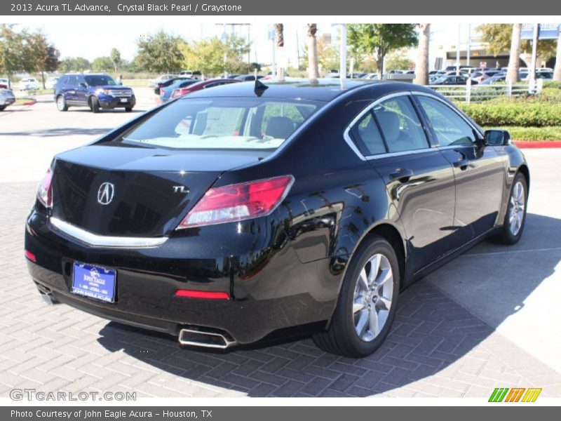 Crystal Black Pearl / Graystone 2013 Acura TL Advance