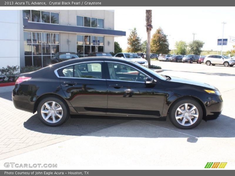 Crystal Black Pearl / Graystone 2013 Acura TL Advance