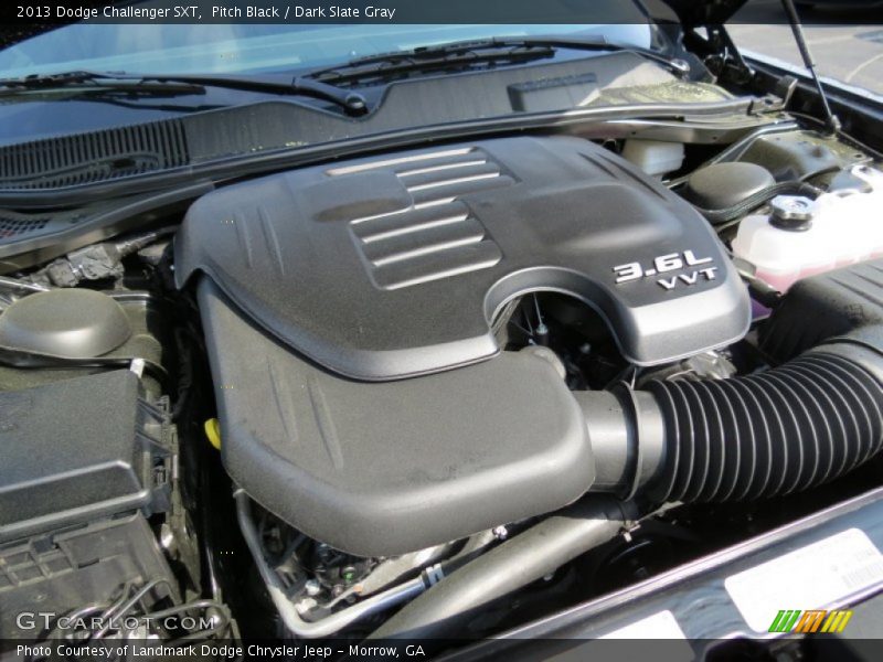 Pitch Black / Dark Slate Gray 2013 Dodge Challenger SXT