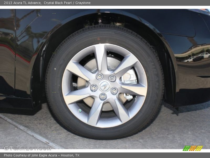 Crystal Black Pearl / Graystone 2013 Acura TL Advance