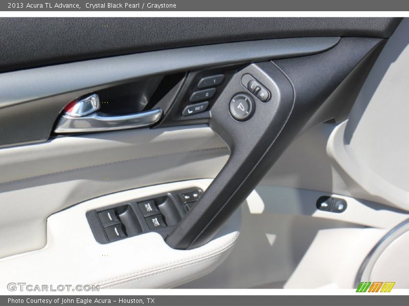 Crystal Black Pearl / Graystone 2013 Acura TL Advance