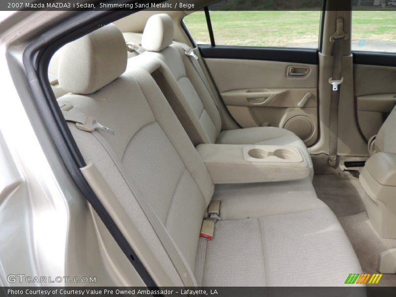 Shimmering Sand Metallic / Beige 2007 Mazda MAZDA3 i Sedan