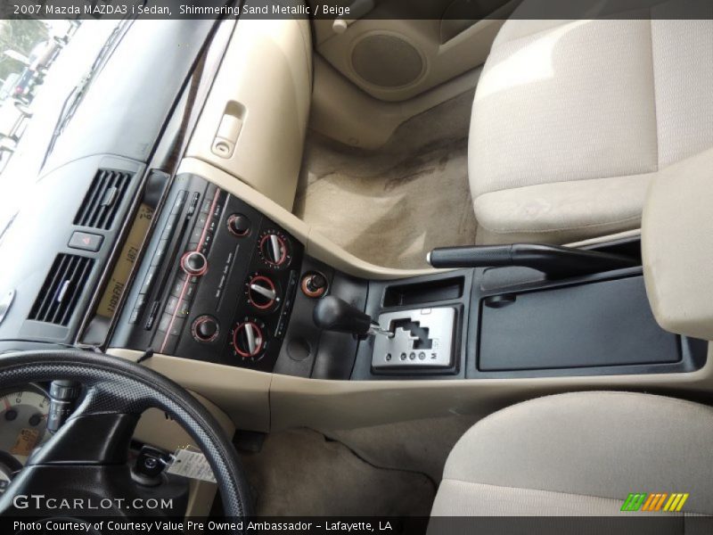 Shimmering Sand Metallic / Beige 2007 Mazda MAZDA3 i Sedan