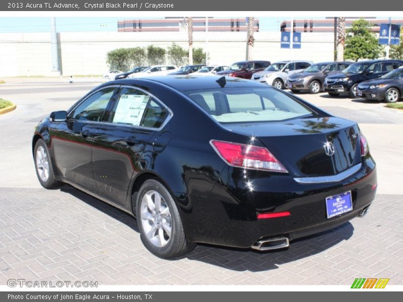 Crystal Black Pearl / Graystone 2013 Acura TL Advance