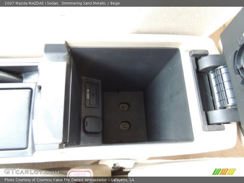 Shimmering Sand Metallic / Beige 2007 Mazda MAZDA3 i Sedan