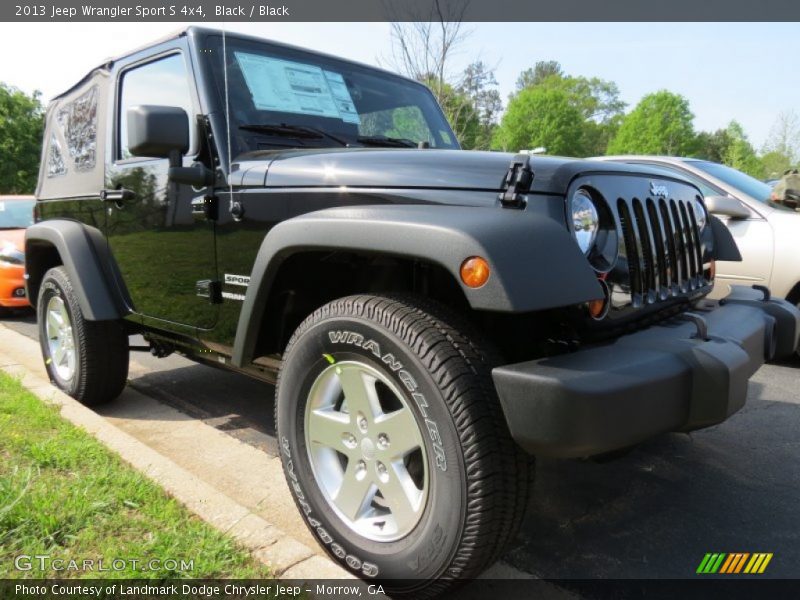 Black / Black 2013 Jeep Wrangler Sport S 4x4