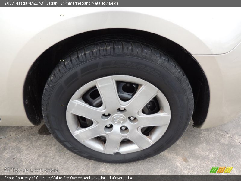 Shimmering Sand Metallic / Beige 2007 Mazda MAZDA3 i Sedan