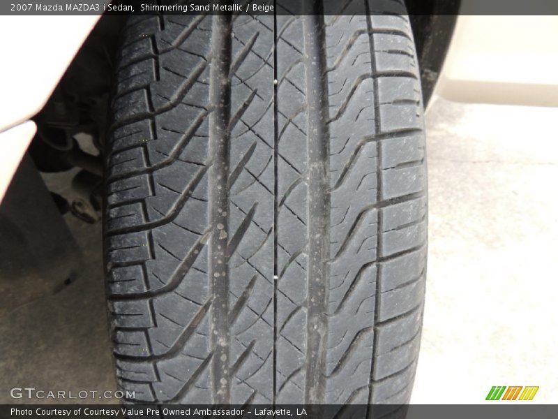 Shimmering Sand Metallic / Beige 2007 Mazda MAZDA3 i Sedan